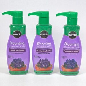 3x‎ Miracle-Gro Blooming Houseplant Food Fertilizante Para Plantas De Interior